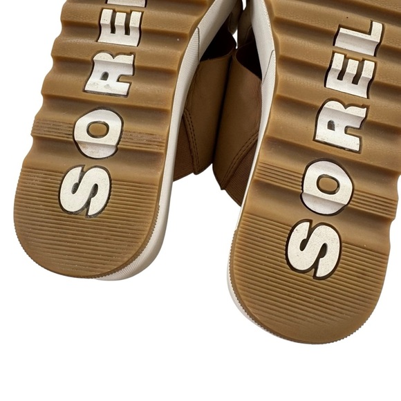 Sorel Women's Cameron Flatform Puff Mule Beige Cream Size 9.5 - Picture 13 of 16